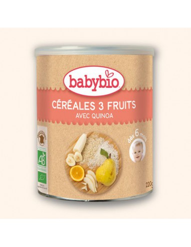 Céréales 3 Fruits - 220g