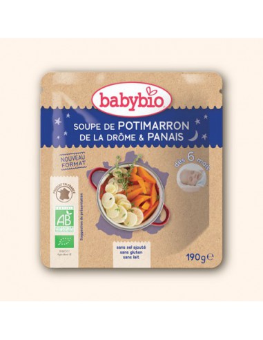 Sachet Soupe Bonne Nuit - Soupe de Potimarron de la Drôme & Panais