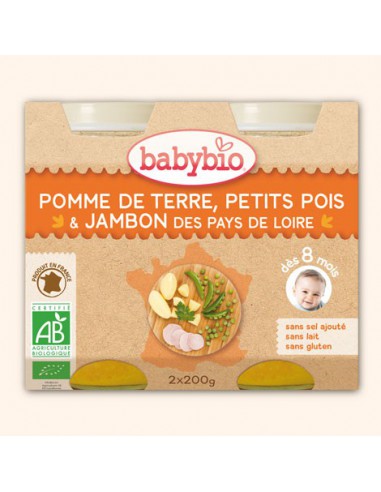 Petit pot Menu - Pomme de Terre, Petits Pois &...