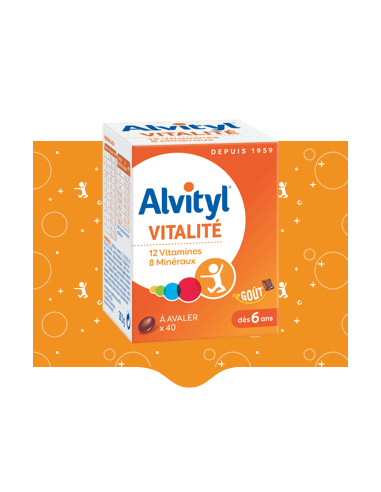 Alvityl Vitalité à Avaler - 40 Comprimés