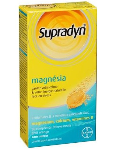 Supradyn Magnesia, 30 comprimés effervescents