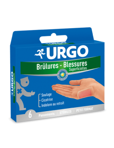 Brûlures Blessures Superficielles Petit Format, 6 tulles