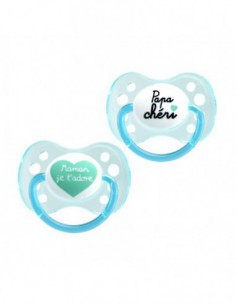 Sucette Anatomique Duo Message Collection N°31 Silicone...