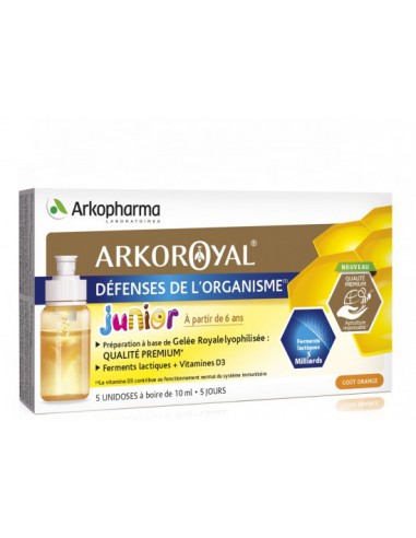 Arkoroyal® Défenses de l’Organisme Junior - 5x10ml