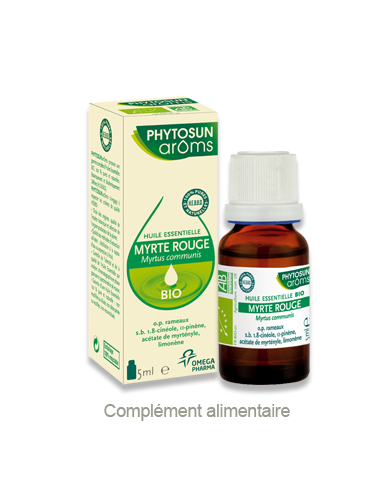 Huile essentielle de MYRTE ROUGE BIO, 5ml