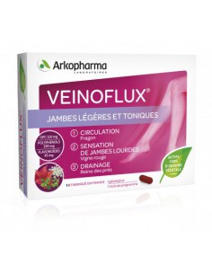 Arkopharma Veinoflux Jambes Légères et Toniques 30 Gélules