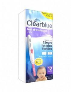 Clearblue Test d'Ovulation Digital 2 Jours -10 Unit
