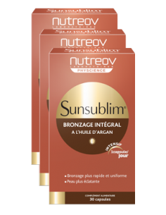 SUNSUBLIM Bronzage Intégral Tripack, 3x30 capsules