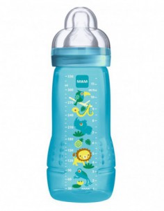 Biberon 2ème âge Bleu - 330 ml