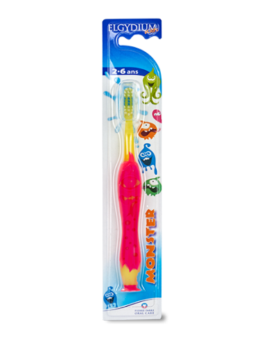 ELGYDIUM KIDS Brosse à Dents MONSTER 2-6 ans -...