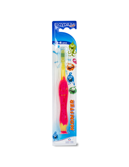ELGYDIUM KIDS Brosse à Dents MONSTER 2-6 ans - 1 unité