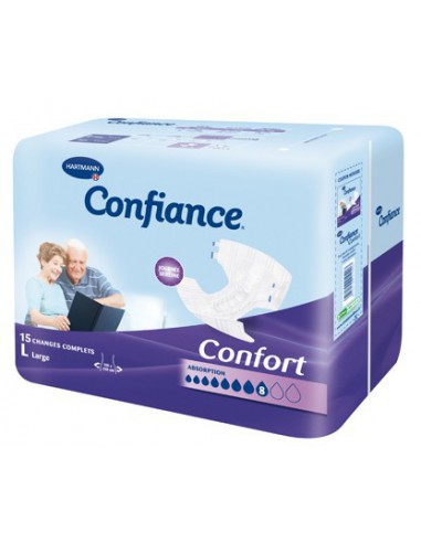 Confiance® Confort Absorption 8 G taille 3 Large - 15 pièces