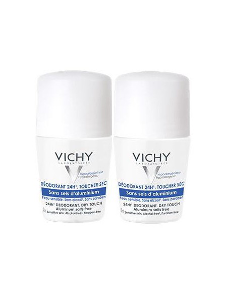 Déodorant 24h Sans Sels d'Aluminium Roll-On - 2x50ml