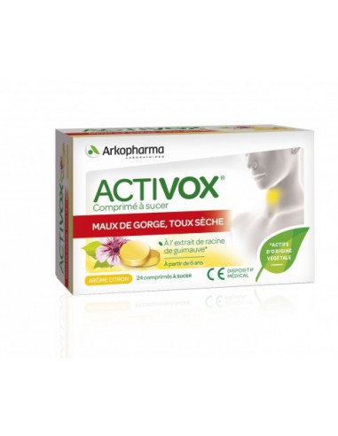 Activox® Comprimé à Sucer Citron - 24 comprimés