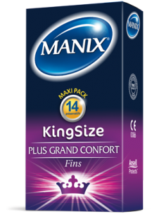Manix King size, boîte de 14 préservatifs