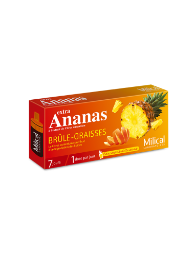 MILICAL EXTRA Ananas Brûle-Graisses - 7 doses