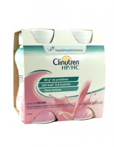 CLINUTREN® HP/HC Fraise - 4x200ml