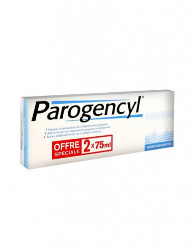 Parogencyl Prévention Gencives - 2x75ml