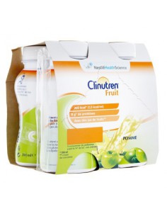 CLINUTREN® FRUIT Pomme - 4x200ml