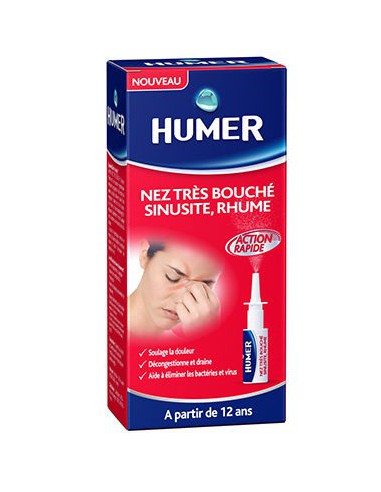 Spray Nez Très Bouché, Sinusite, Rhume - 15ml