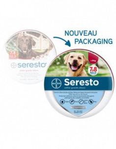 SERESTO Collier Antiparasitaire Grand Chien B/1- 1 collier
