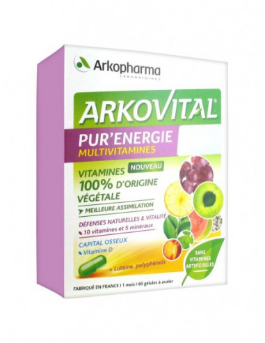 Arkovital Pur’Énergie - 60 gélules