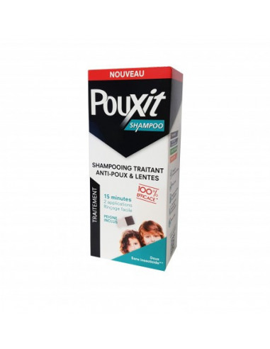 POUXIT Shampoing Anti Poux et Lentes - 200 ml