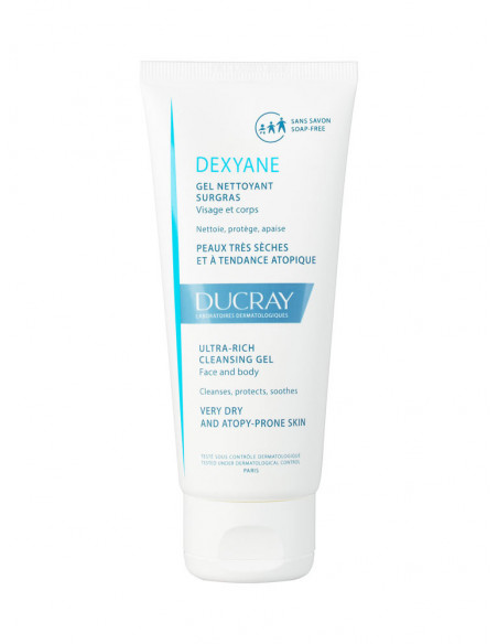 Ducray Dexyane Gel Nettoyant Surgras - 100 ml