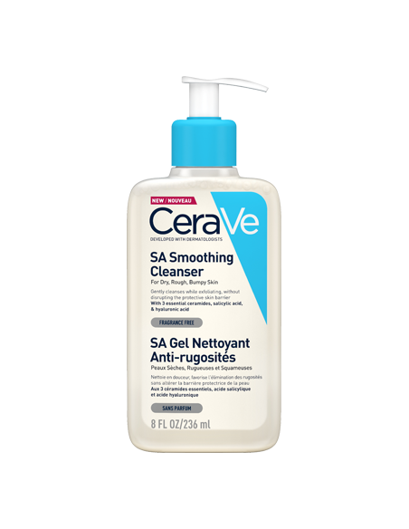CeraVe SA Gel Nettoyant Anti-rugosités -  236 ml