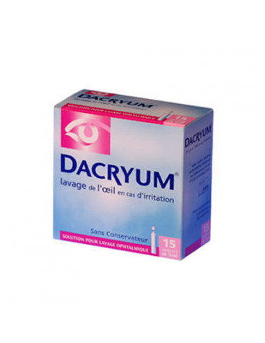 DACRYUM, solution pour lavage ophtalmique en...