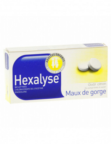 HEXALYSE, comprimé à sucer - 24 comprimés