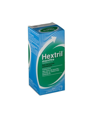 HEXTRIL MENTHE 0,1 POUR CENT, solution pour...