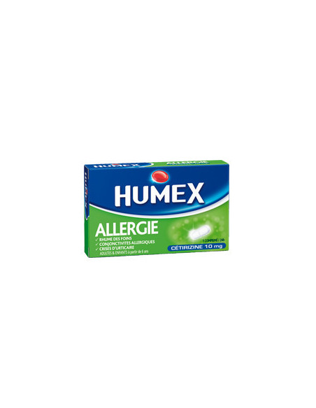HUMEX ALLERGIE CETIRIZINE 10 mg - 7 comprimés pelliculés sécables