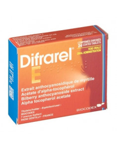 DIFRAREL E, comprimé enrobé - 24 comprimés