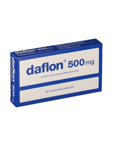 DAFLON 500 mg, comprimé pelliculé - 30 comprimés