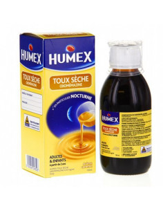 HUMEX TOUX SECHE OXOMEMAZINE 0,33 mg/ml, sirop - 150ml