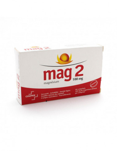 MAG 2 100 mg, comprimé  - 60 comprimés