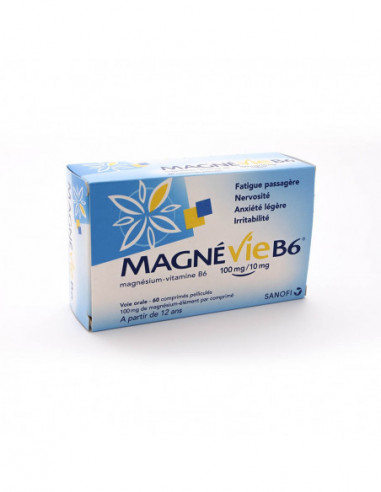 MAGNEVIE B6 100mg/10mg, comprimé pelliculé - 60...