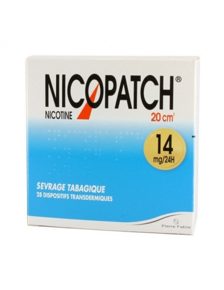 NICOPATCH 14mg/24h, dispositif transdermique de 35 mg/20cm2- 28 patchs