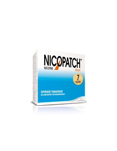NICOPATCH 7mg/24h, dispositif transdermique de 17,5 mg/10cm2 - 28 patchs