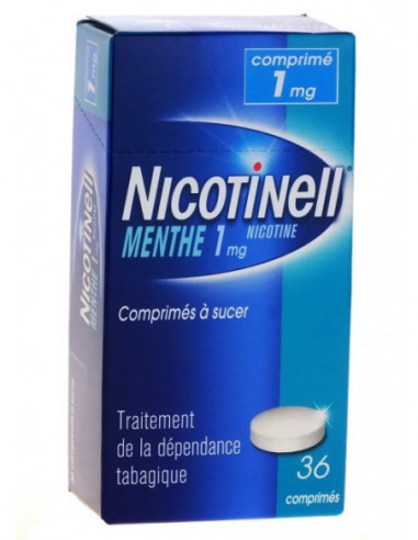 NICOTINELL MENTHE 1 mg, comprimé à sucer - 36 comprimés