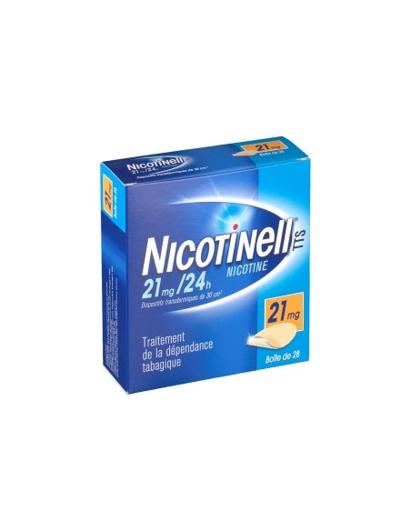 NICOTINELL TTS 21 mg/24 h, dispositif transdermique  - 28 patchs