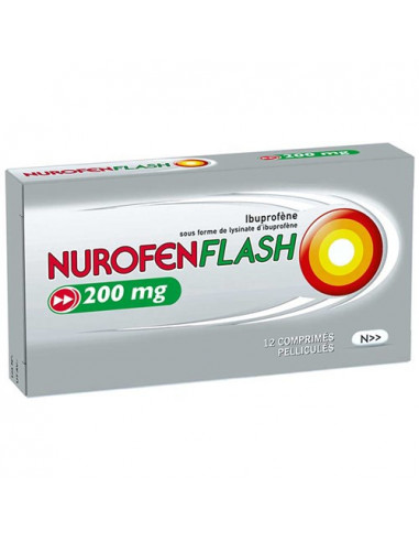 NUROFENFLASH 200 mg - 12 comprimés pelliculés