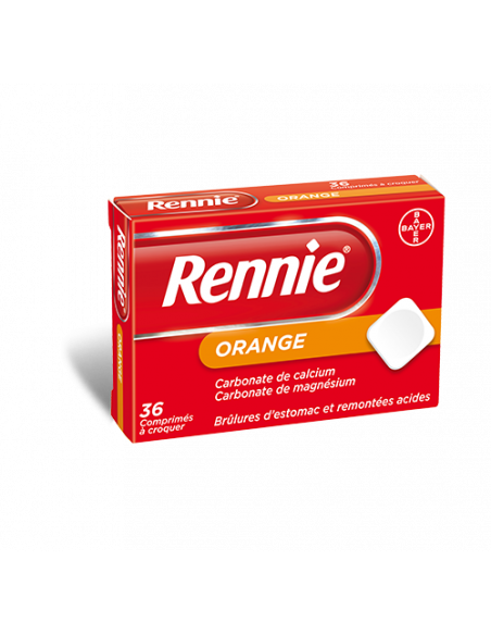 RENNIE ORANGE, comprimé à croquer - 36 comprimés