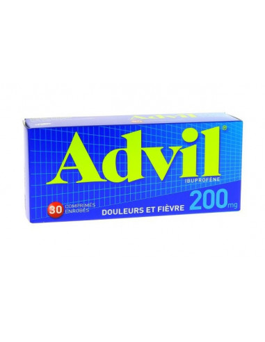 ADVIL 200 mg, comprimé enrobé -  30 comprimés