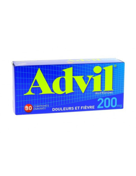ADVIL 200 mg, comprimé enrobé -  30 comprimés