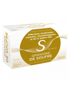 GRANIONS DE SOUFRE 19,5 mg/2 ml, solution buvable - 30x2ml