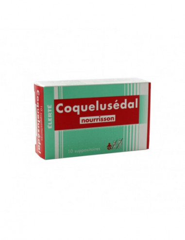 COQUELUSEDAL NOURRISSONS, 10 suppositoires