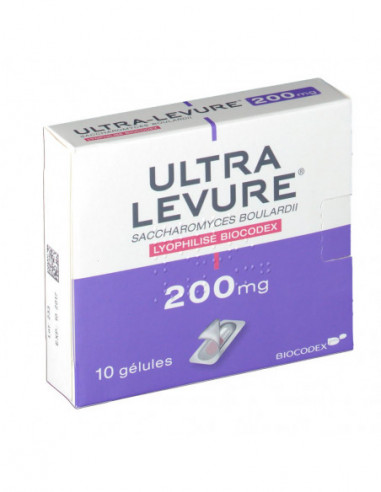 ULTRA-LEVURE 200 mg, 10 gélules
