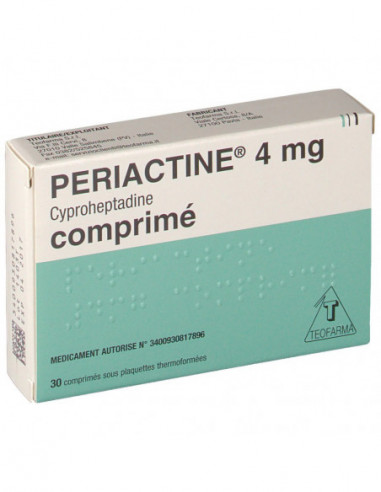 PERIACTINE 4 mg, 30 comprimés